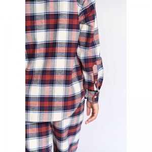 pyjama check orange