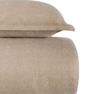 Donsovertrek+slopen taupe