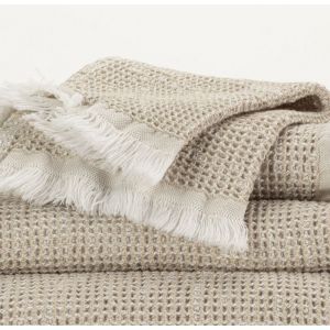 Badjas waffle cap 770 linen