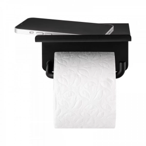 toiletrolhouder black