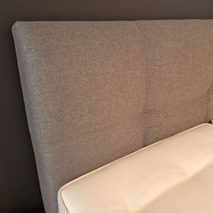 Boxspring met opbergruimte grijs